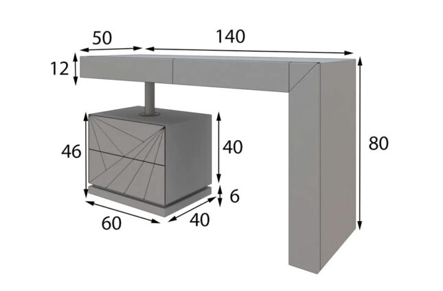 Tocador NB01 de Franco Furniture