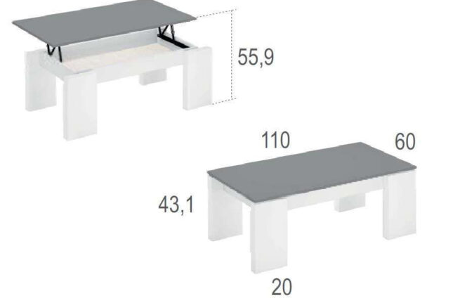 mesa elevable soul grupo exojo