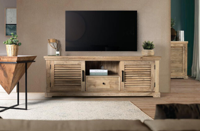 MUEBLE TV DE MADERA DE MANGO GINER & COLOMER