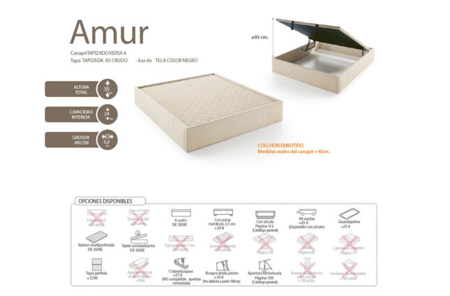 canapé Amur