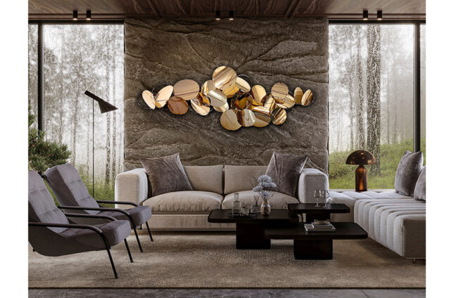 Escultura pared serenity